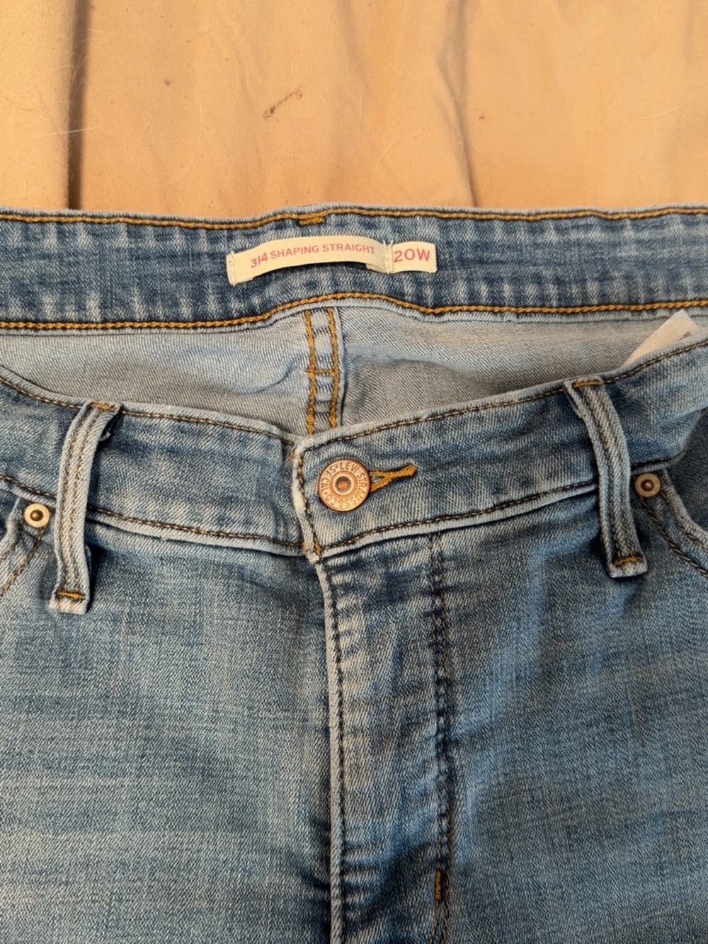 Levi's Light Blue Straight Leg Women's Jeans